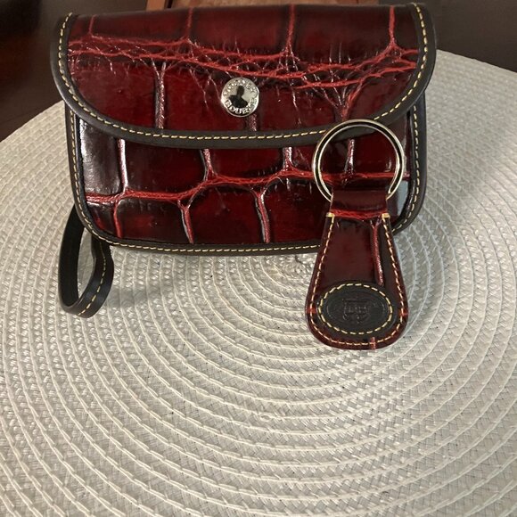 Vintage Dooney and Bourke Croco Embossed Handbag - Picture 9 of 10